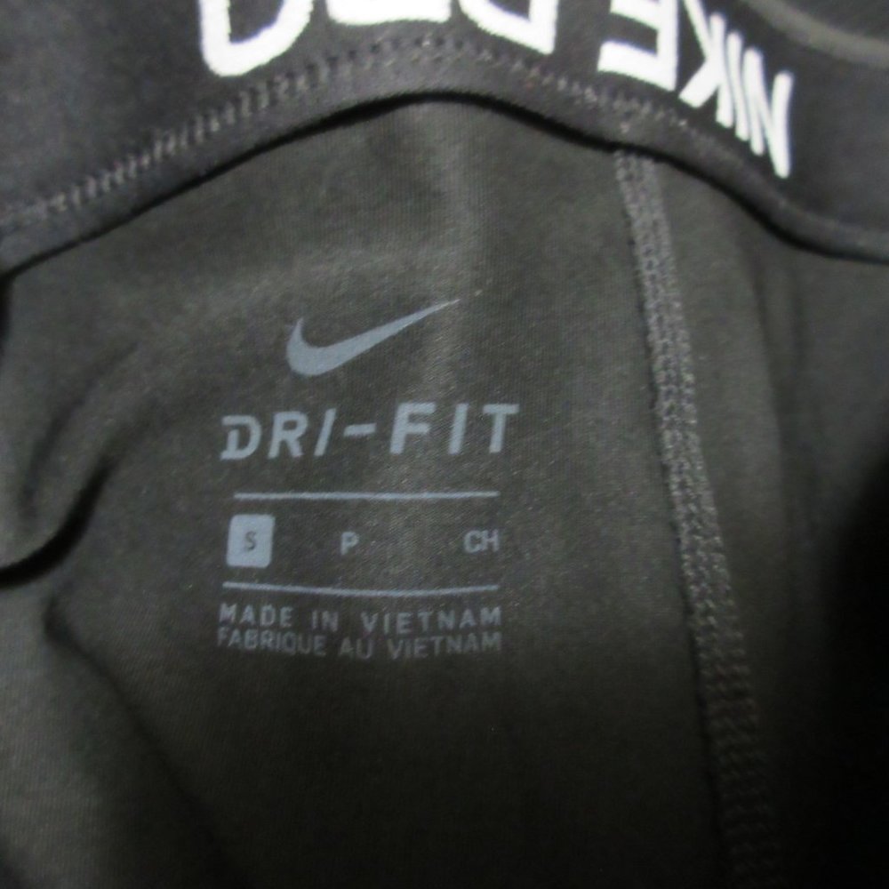 Nike PRO Cool Dri Fit Womens Training Running Capri Tights Leggings Small Black - Picture 7 of 12